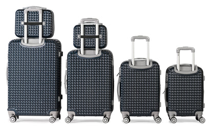 PETRONAS -Complete Luggage Set 6 Piece -ABS(Blue)
