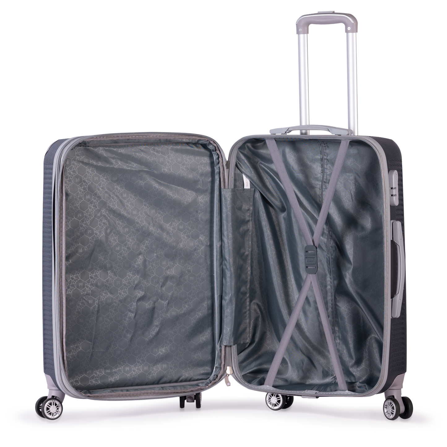 ALCTRAZ -Complete Luggage Set 3 Piece -ABS(Blue)