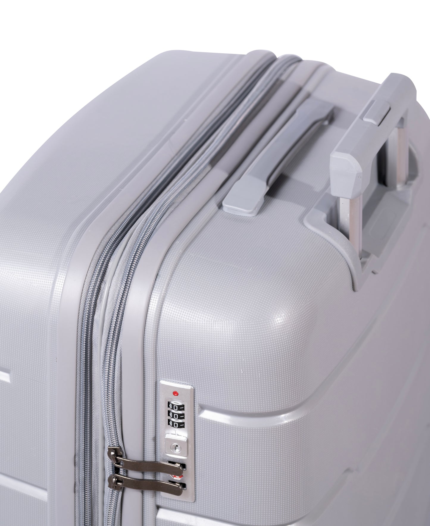 KILIMANJARO - Complete Luggage Set 3 Piece -UNBREAKABLE PP(Silver)