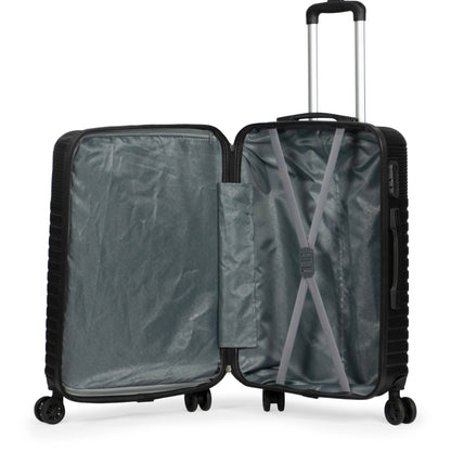 SINTRA -Complete Luggage Set 3 Piece -ABS (Black)