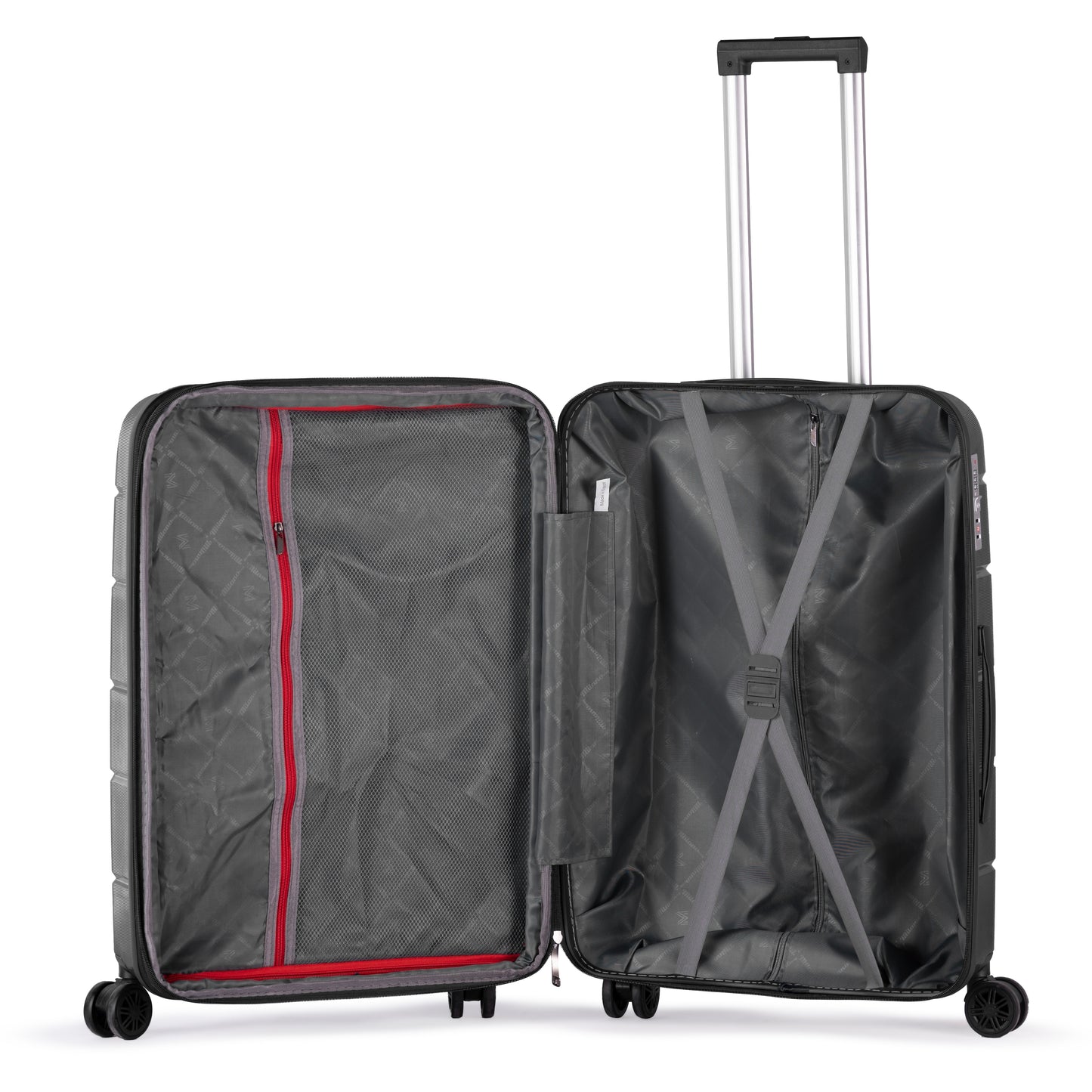 KILIMANJARO - Complete Luggage Set 3 Piece -UNBREAKABLE PP(Black)