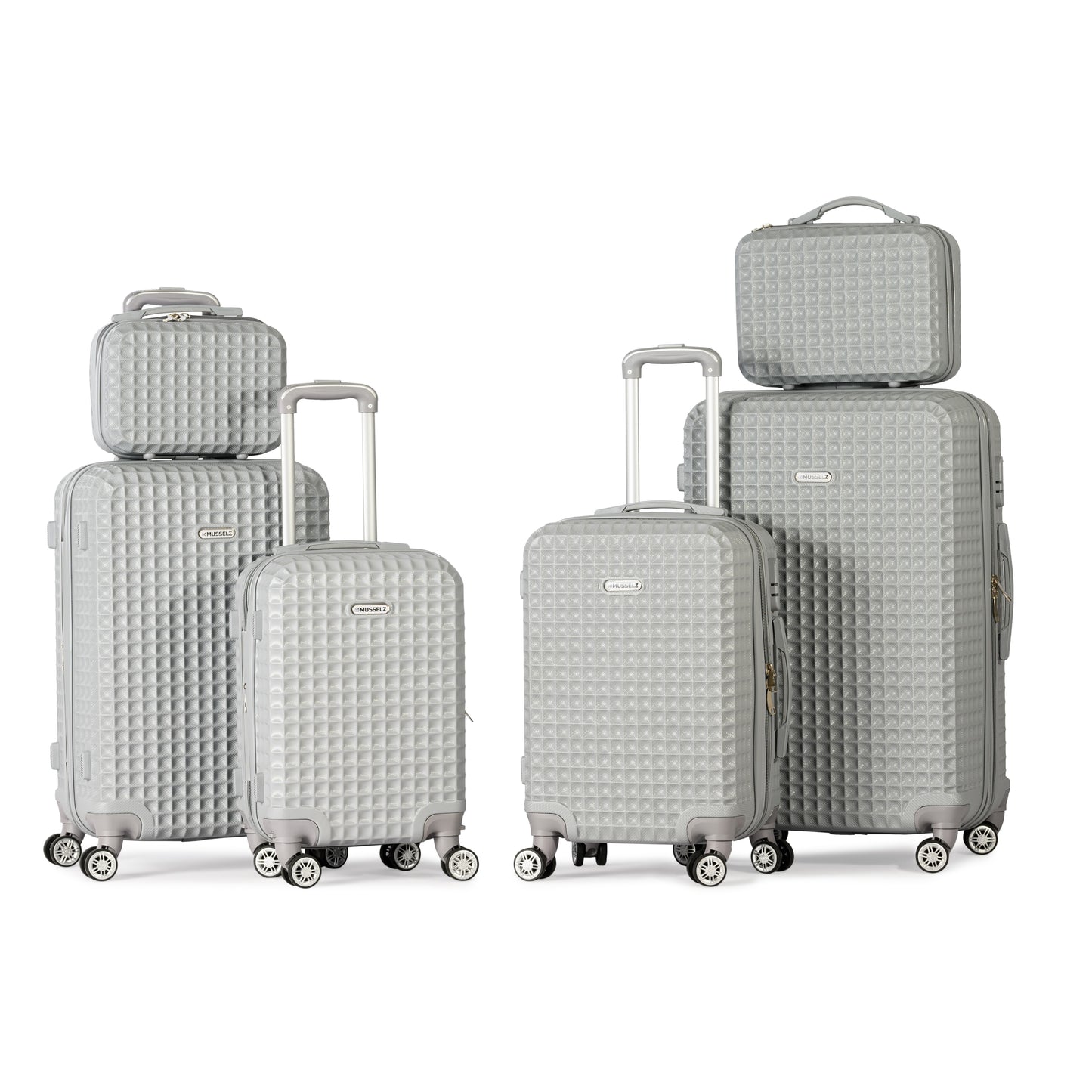 PETRONAS -Complete Luggage Set 6 Piece -ABS(Grey)