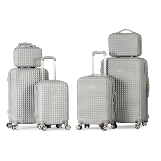PETRONAS -Complete Luggage Set 6 Piece -ABS(Grey)