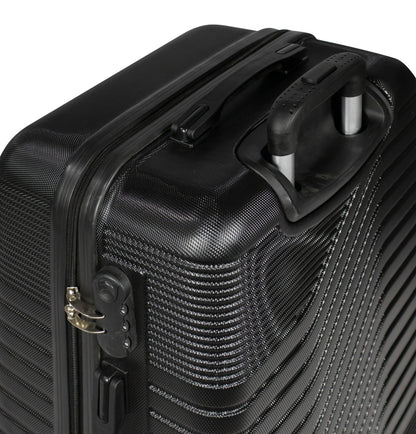 SINTRA -Complete Luggage Set 3 Piece -ABS (Black)
