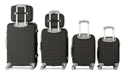 PETRONAS -Complete Luggage Set 6 Piece -ABS(Black)