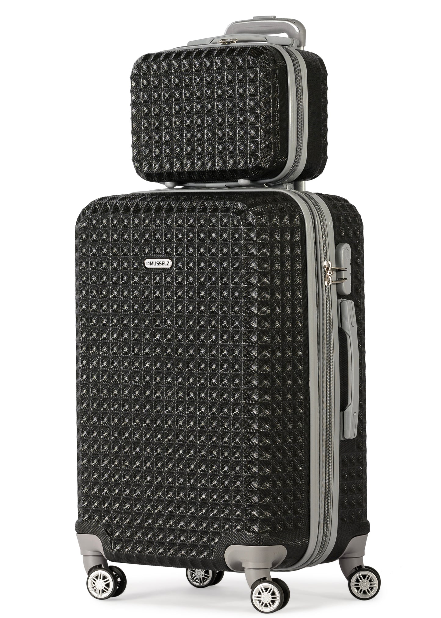 PETRONAS -Complete Luggage Set 6 Piece -ABS(Black)