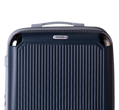 ALCTRAZ -Complete Luggage Set 3 Piece -ABS(Blue)