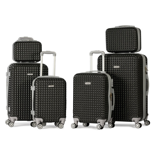 PETRONAS -Complete Luggage Set 6 Piece -ABS(Black)