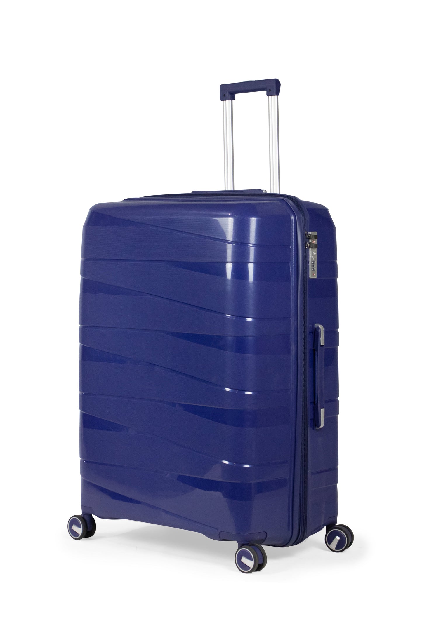 MORTIZ - Comlpete Luggage Set 3 Piece -UNBREAKABLE PP(Blue)