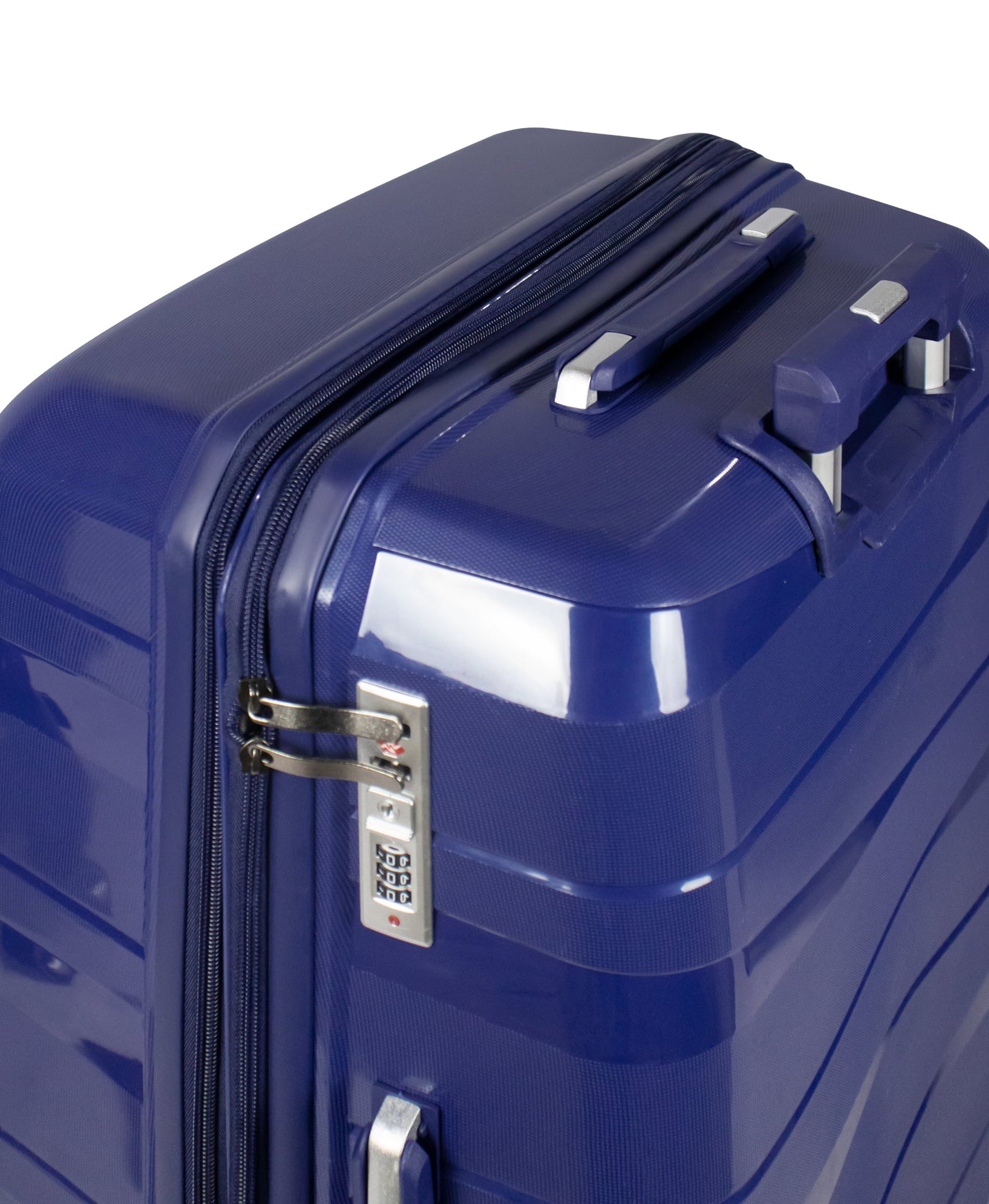 MORTIZ - Comlpete Luggage Set 3 Piece -UNBREAKABLE PP(Blue)