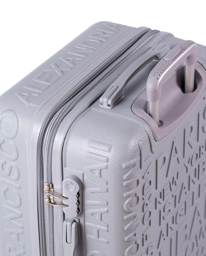 Luggage - RIO- with spinner wheels - 68 cm - SILVER( medium)
