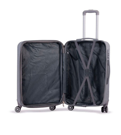 Luggage - RIO- with spinner wheels - 68 cm - SILVER( medium)