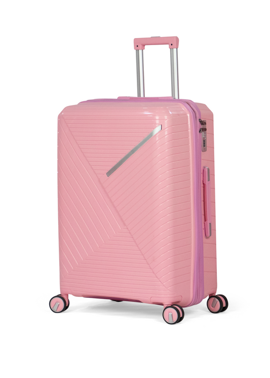 PYRAMID  UNBREAKABLE Luggage - with spinner wheels - 70 cm (medium-pink)